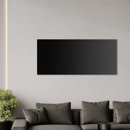 Ecaros Infrared panel black satin glass - 1000 Watt