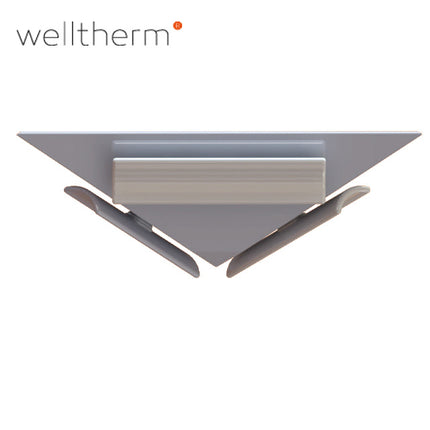 Welltherm Dark radiateur HPKW - Radiateur en céramique - Blanc