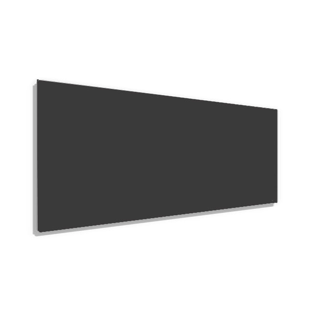 Welltherm Satin black glass infrared panel TA0625