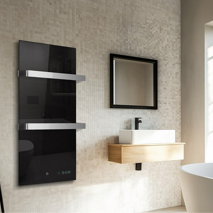 Termofol TF-LB400 Zwart Glas Infrarood Handdoekdroger