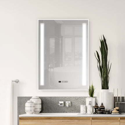 TF-LG400 Infrarood spiegel met LED verlichting en ingebouwde thermostaat.