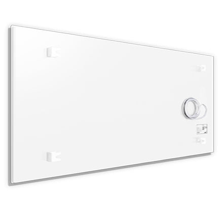 Welltherm Satin white glass infrared panel WS1725