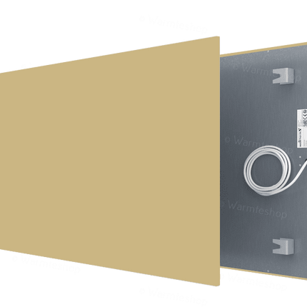 Welltherm PBSA0710 zand beige structuur Infrarood paneel metaal - 710 Watt