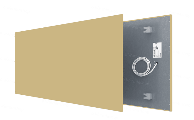 Welltherm PBSA0710 zand beige structuur Infrarood paneel metaal - 710 Watt