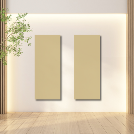 Welltherm PBSA0910 zand beige structuur Infrarood paneel metaal - 910 Watt